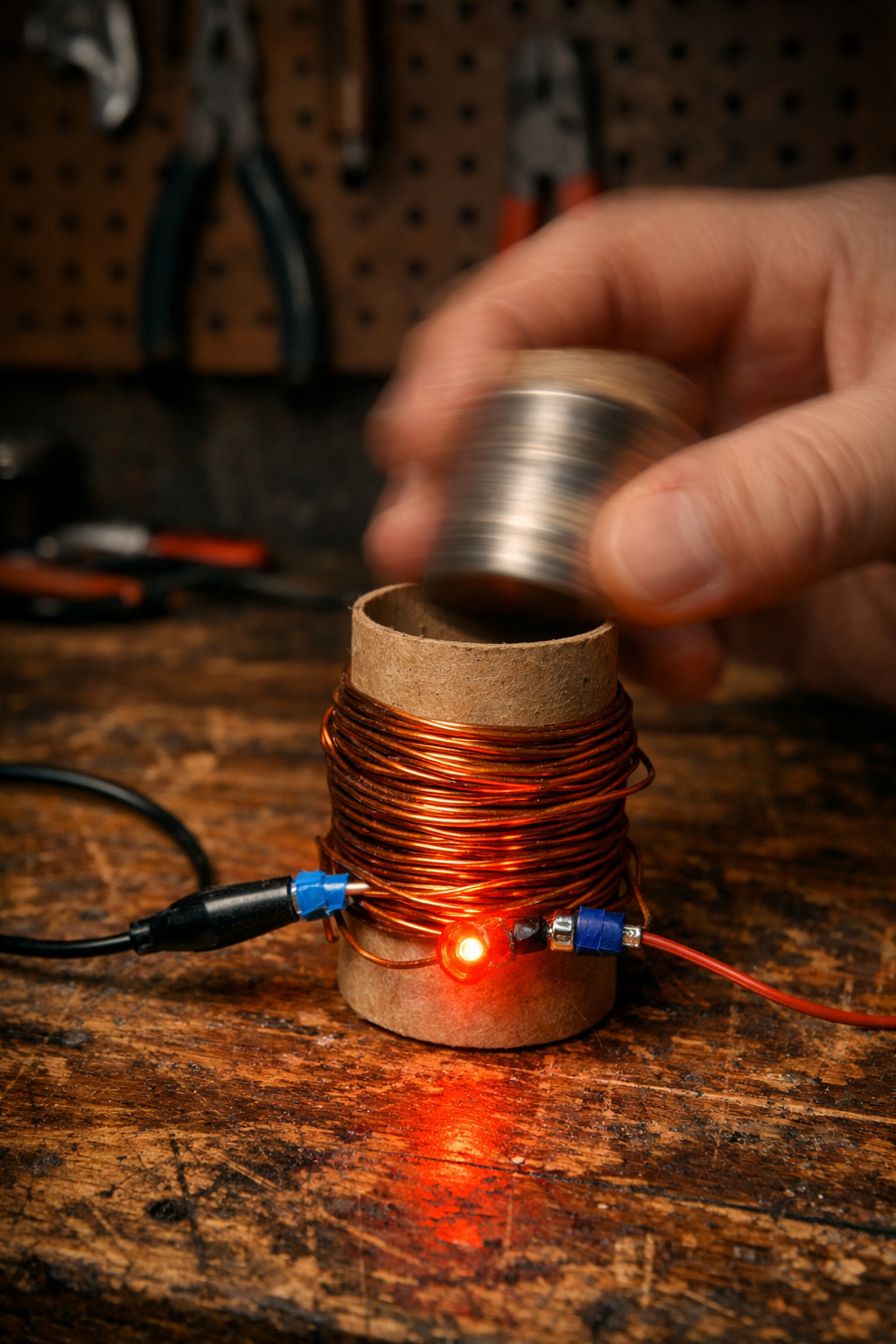 Dad Science: The Faraday Shake Light