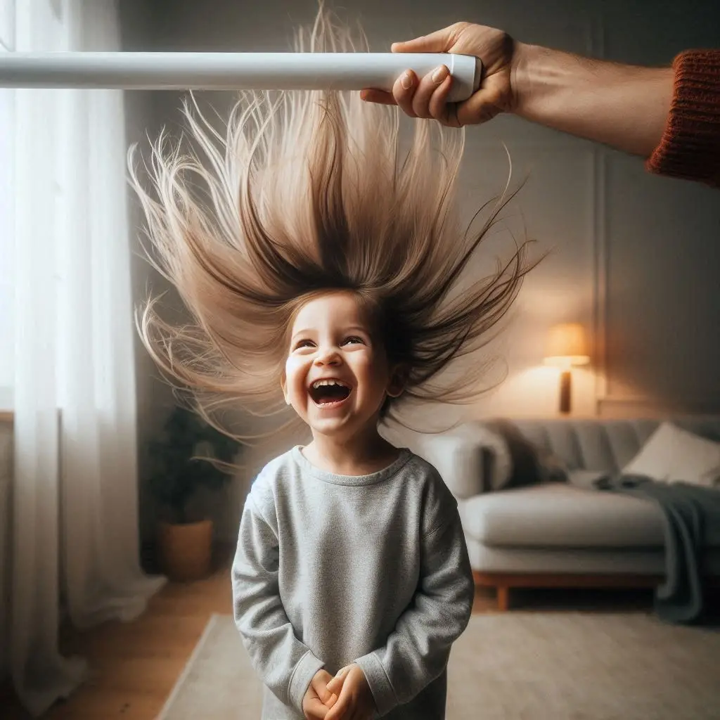 Dad Science: The Van de Graaff Hair